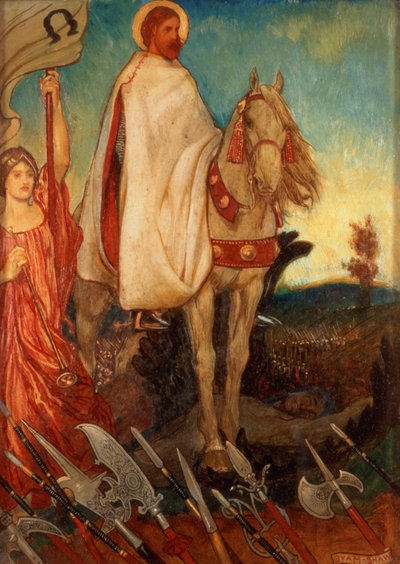 カルバリーへの道（パネル） 作： John Byam Liston Shaw