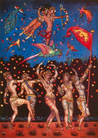 カマの庭 作： John Byam Liston Shaw