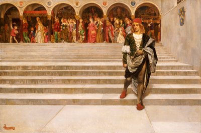 これは女王が頼りにした心です 作： John Byam Liston Shaw