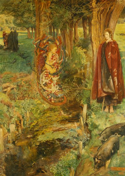 「時間と偶然はすべての人に起こります」、1901 作： John Byam Liston Shaw