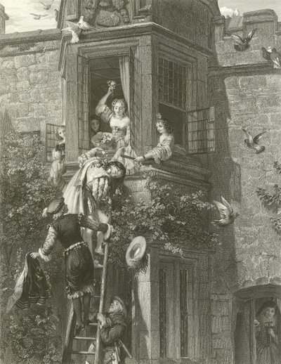 攻撃と防御 作： John Callcott Horsley