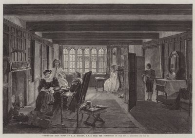 王立アカデミーの展覧会からチェックメイト、次の動き、 作： John Callcott Horsley