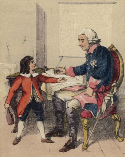 フレデリック大王とその甥 作： John Callcott Horsley