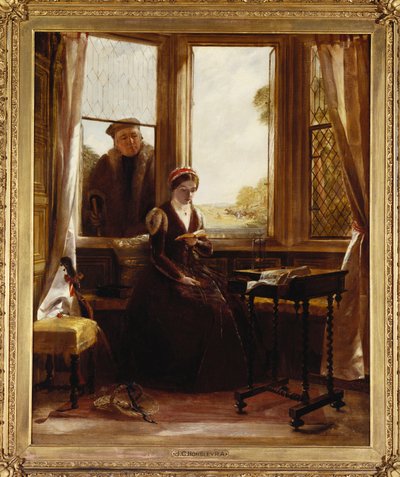 レディジェーングレイとロジャーアスチャム、1853年 作： John Callcott Horsley