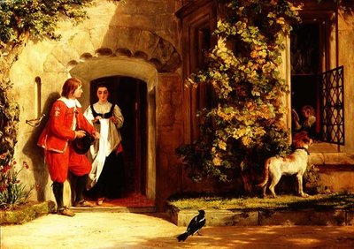 答えを待つ 作： John Callcott Horsley