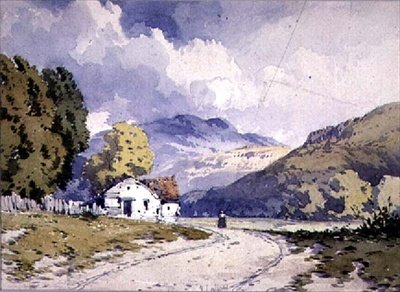 起伏のある風景 作： John Callow