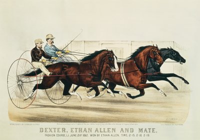 デクスター、イーサンアレンとメイト、ナサニエルキュリアー（1813-88）とジェームスメリットアイブス（1824-95）、1874年発行 作： John Cameron