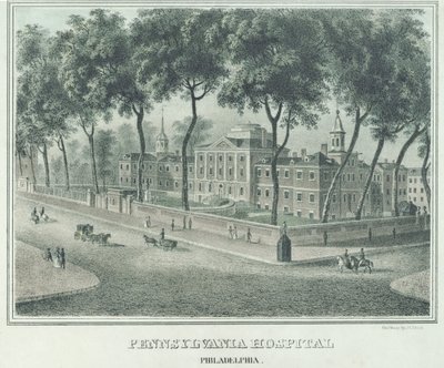 ペンシルベニア病院、1838 作： John Caspar Wild