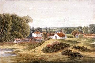 スパニアーズ イン、ハムステッド ヒース、ハムステッド、ロンドン、1820年頃 作： John Cawthorn