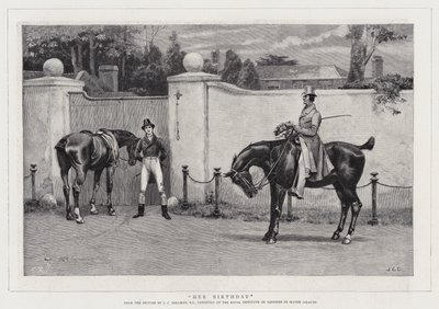 彼女の誕生日 作： John Charles Dollman