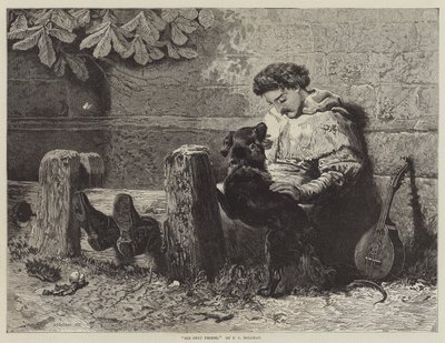 彼の唯一の友達 作： John Charles Dollman