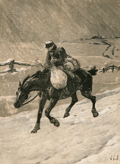 クリスマス郵便屋さん 作： John Charles Dollman