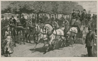 ロンドンのハイドパークにあるフォーインハンドクラブの出会い 作： John Charlton
