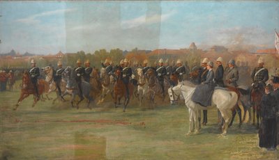 上海ボランティアのレビュー、1892年 作： John Charlton