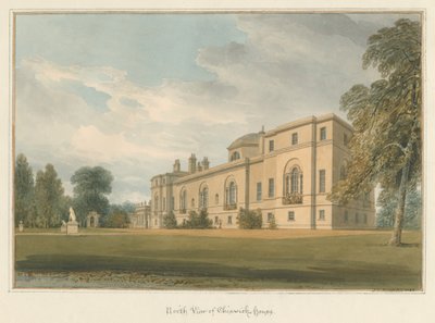 ミドルセックス-チズウィックハウス、1822年 作： John Chessell Buckler