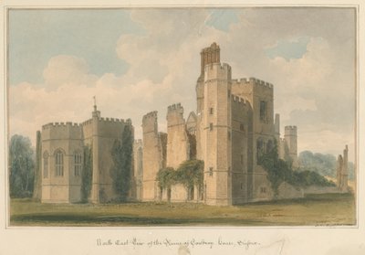 サセックス-カウドレー邸、1825 作： John Chessell Buckler