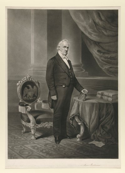 James Buchanan (ファクシミリ署名) 作： John Chester Buttre