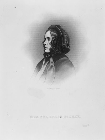 フランクリンピアス夫人、1886年頃 作： John Chester Buttre