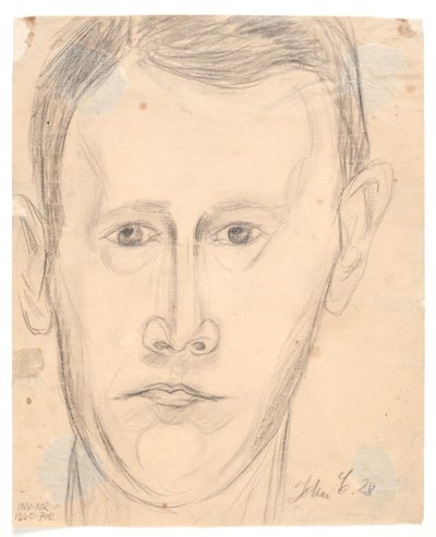 自画像一面 作： John Christensen