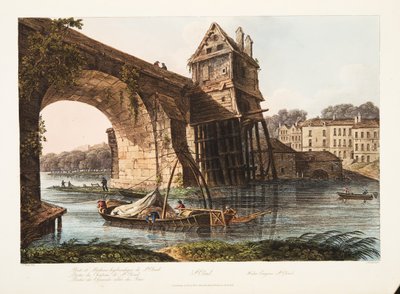 St Cloud、Water Engine、パリ、ベルサイユ、サンドニのイラスト、パブ。 1809（アクアチント） 作： John Claude Nattes