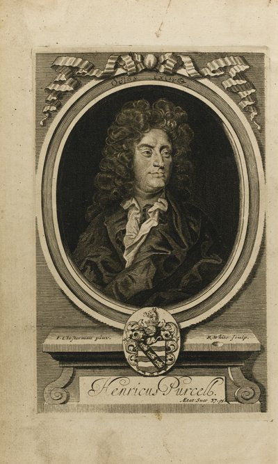作曲家ヘンリー・パーセルの肖像 1659-1695, 1702 作： John Closterman