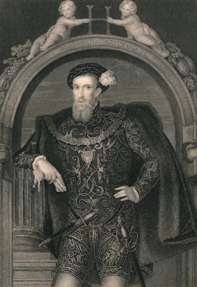 ヘンリーハワード、サリー伯、c1546、19世紀初頭から中期。 作： John Cochran