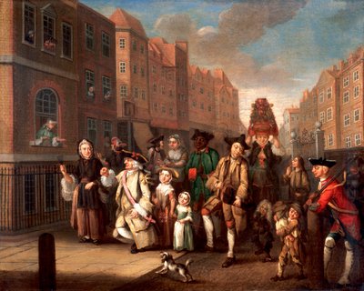 5月の朝」1760年頃 作： John Collet