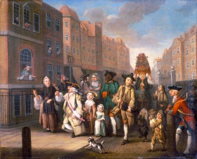 「五月の朝」、c1760 作： John Collet