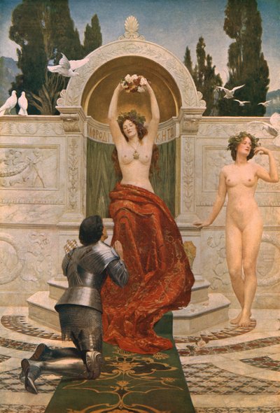 ヴィーナスバーグでは、1901年、1930年。 作： John Collier