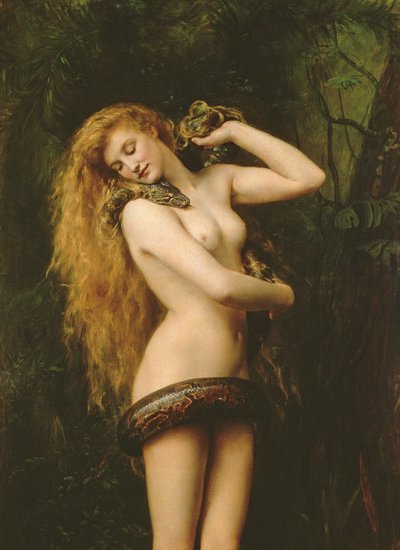 リリス、1887油彩、キャンバス、125798 作： John Collier