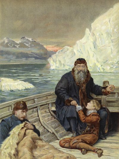 ヘンリー・ハドソンの最後の航海（クロモリト） 作： John Collier