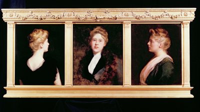 女性のトリプルポートレート 作： ジョン・コリアー