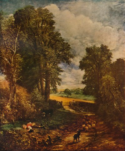 The Cornfield」1826年、1932年。アーティストジョン・コンスタブル、ソロモン・チャールズ・ケインズ・スミス 作： John Constable, Solomon Charles Kaines Smith
