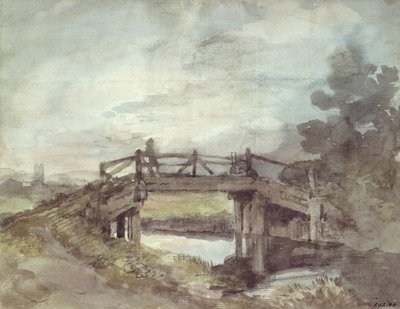 ストゥールにかかる橋 作： John Constable