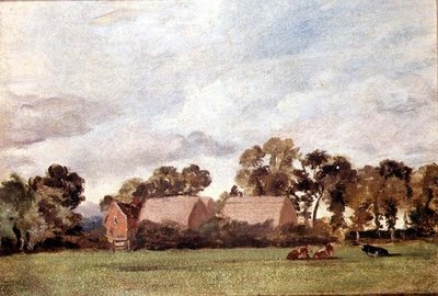 A Suffolk Landscape（油彩・キャンバス 作： John Constable