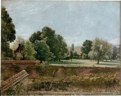 フィッシャー大主教の家の図書館から見たソールズベリーの眺め（油彩・キャンバス 作： John Constable