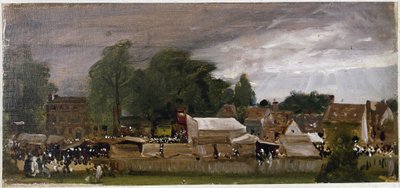 イースト・ベルグホルトの村祭り（油彩・キャンバス 作： John Constable