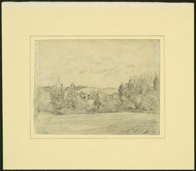 ビンフィールド牧師館と教会（バークシャー州 作： John Constable