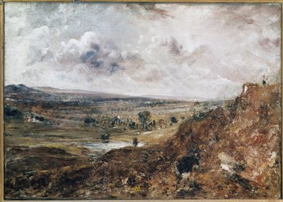 ハムステッド、ブランチ・ヒル・ポンド（油彩・キャンバス 作： John Constable