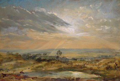 ブランチヒルポンド、ハムステッド 作： John Constable