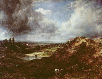 ブランチヒルポンド、ハムステッドヒース、1828 作： John Constable