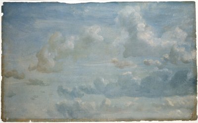 雲の研究、1822 作： John Constable