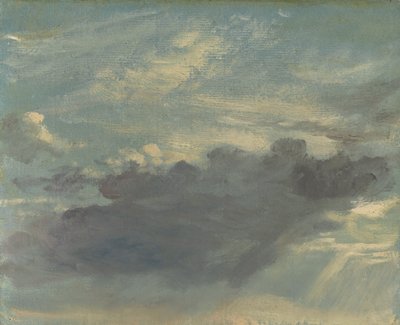 雲の研究、c.1821-22 作： John Constable