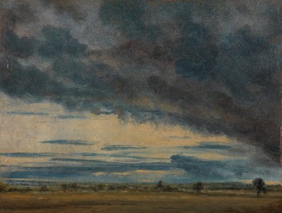 雲の習作、1821年頃 作： John Constable