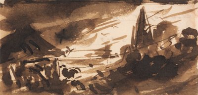 夜明け 作： John Constable