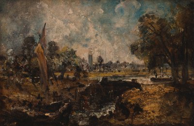 デダム・ロック、1819年から1820年。 作： John Constable