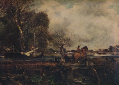 デダムロック、または跳躍の馬、1825、1922。 作： John Constable