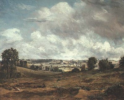 イースト・バーグホルトからのデダム・ヴェイル（油彩・キャンバス） 作： John Constable