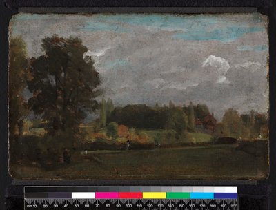 イーストバーホルト、1808年（ミルボードに油彩） 作： John Constable