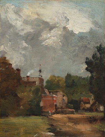 イースト・バーグホルト教会 作： John Constable